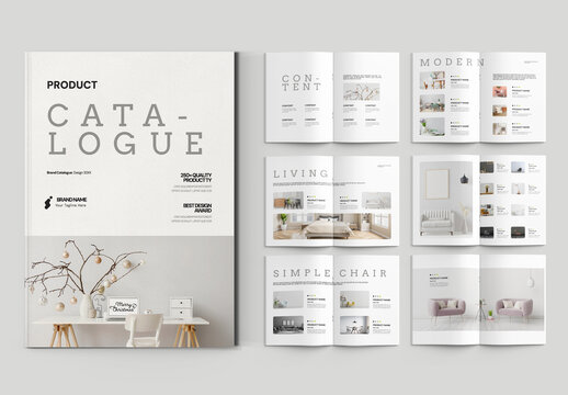 Modern And Minimal Product Catalog Layout