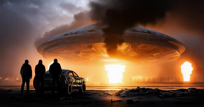 Survivors Watch Final Saucer Crash