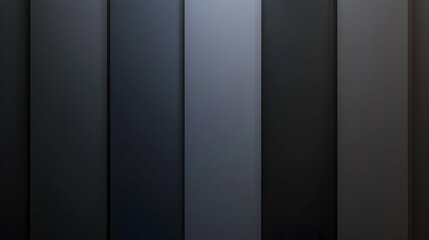 Abstract dark gray gradient strips background with geometric shapes and shadows