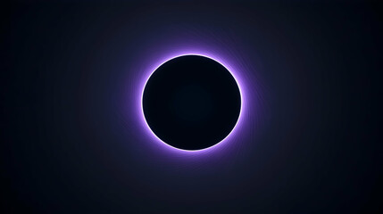Glowing eclipse illustration, cosmic phenomenon, and energy burst background with violet glow