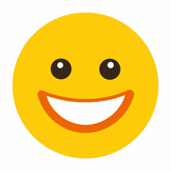 Fototapeta premium smiley face with smile