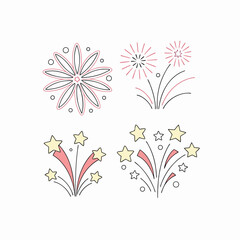 -modern-line-art-fireworks-vector-set--thin-outlin.eps