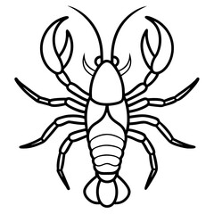 Modern Yabby Ink Line Art Design