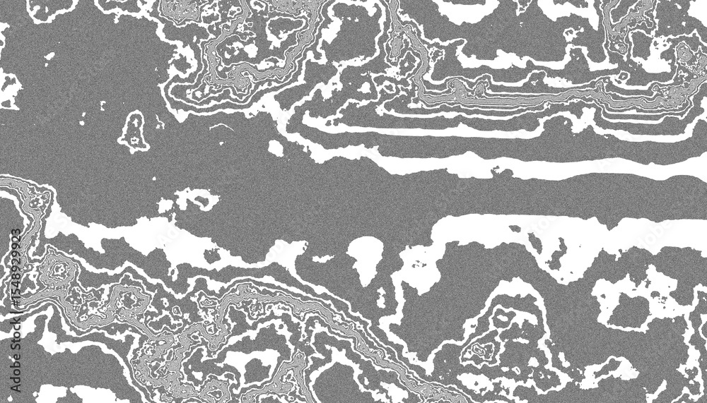 Aufkleber Glitch distorted grunge layer . Noise destroyed texture . Trendy defect error shapes . Overlay grunge texture . Distressed effect . Abstract shapes with dissolve