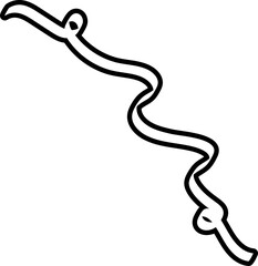 Ribbon party decoration icon, new year, celebrate, holiday