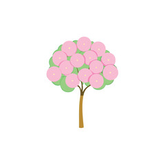 tree with pink flowers