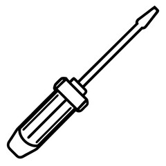 Monoline Screwdriver Tool Vector