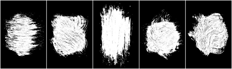 Сhalk texture vector. White scratch on black. Сrayon scribble effect. Chalk background set. Illustration, Eps 10.