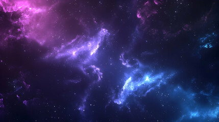 Obraz premium Cosmic Nebula Space Background with Stars and Colorful Clouds for Sci-Fi Concepts