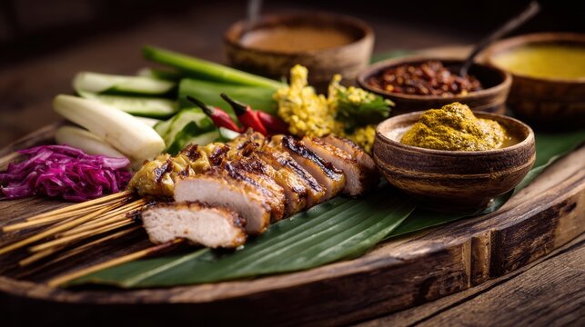 Kid-friendly serving of Indonesian Siomay with milder peanut sauce and colorful vegetables