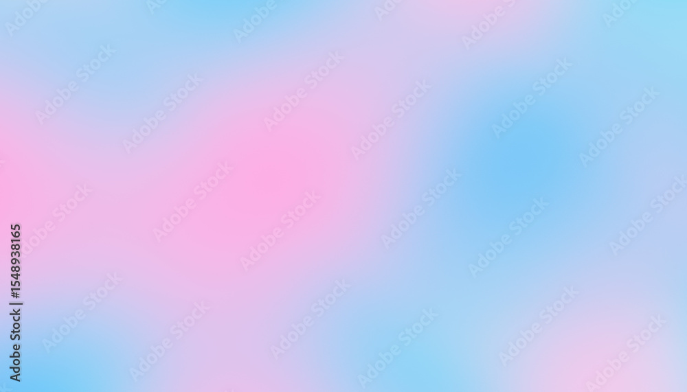 Poster Blur and light noise abstract gradient overlay background colors blue and pink noise texture