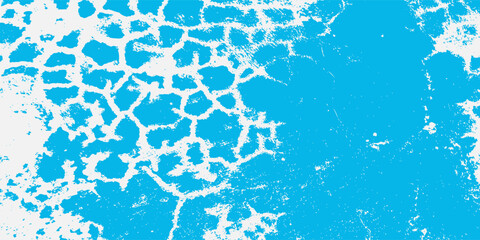 Abstract blue paint splatters and line patterns over a white background creating a modern grungy design for various creative applications.