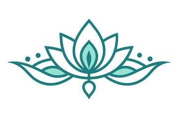 Obraz premium vector illustration of an abstract flower