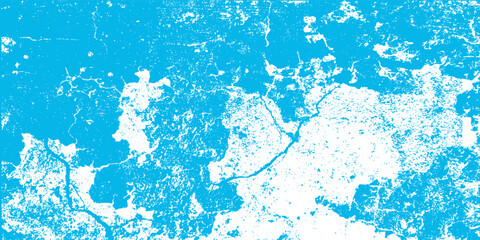 Abstract blue paint splatters and line patterns over a white background creating a modern grungy design for various creative applications.