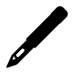 Scalpel medical device used for cutting human skin with a sharp blade