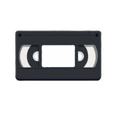 Obraz premium Simplified Cassette Tape Illustration