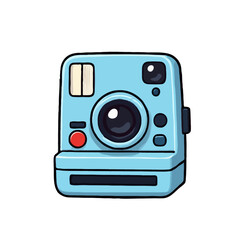 Simplified Retro Polaroid Camera Design