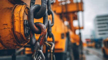 Crane Chain and Machinery