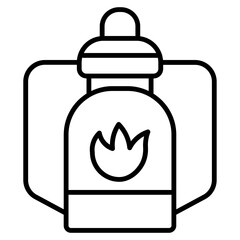 Lantern outline icon