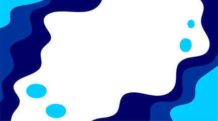 abstract background with blue fluid and wave pattern