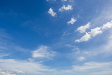 clear blue sky background,clouds with background, Blue sky background with tiny clouds. White...