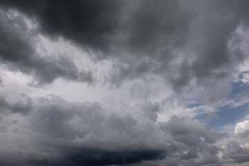 Dark sky with stormy clouds. Dramatic sky rain,Dark clouds before a thunder-storm,clouds before rain