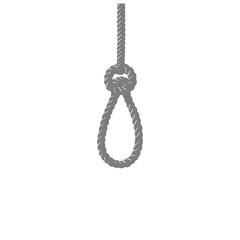Illustration of a hanging rope.