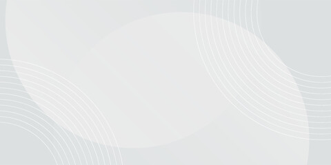 White geometric abstract background overlap layer on bright space with lines effect decoration.eps10