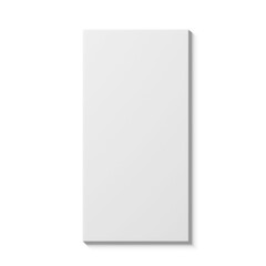 A blank vertical canvas, ideal for artistic expression or design projects.
