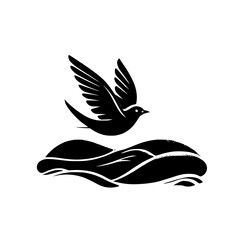 Abstract black background texture image for design projects