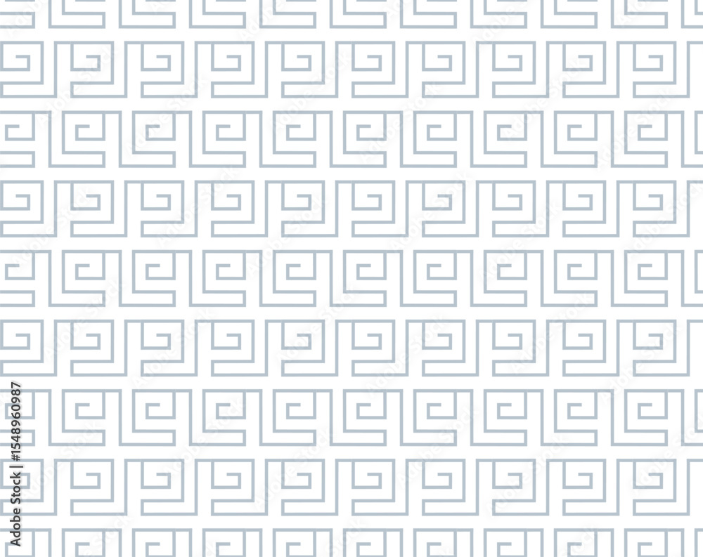 Aufkleber Abstract geometric pattern. A seamless vector background. White and gray ornament. Graphic modern pattern. Simple lattice graphic design