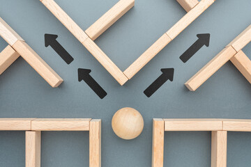Decision point with multiple paths