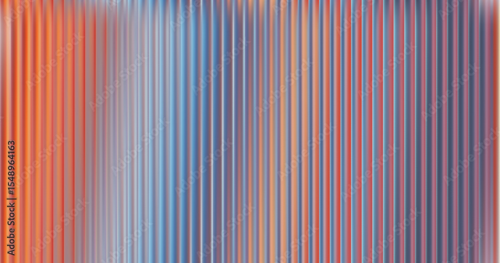 Poster vector gray blurred glass gradient background. vertical ribbed glass texture. abstract bg.