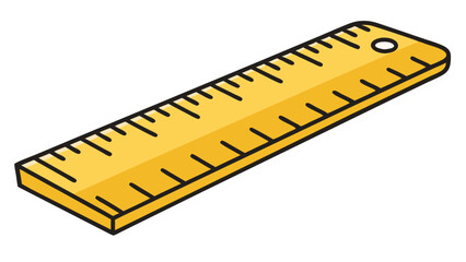 Ruler Icon &ndash; Flat Vector Illustration