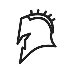 Ancient Face Mask icon vector image. Suitable for mobile apps, web apps and print media.