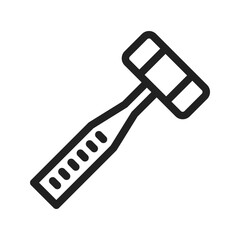 Mallet icon vector image. Suitable for mobile apps, web apps and print media.