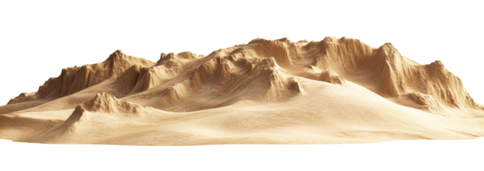 Sahara Desert's Sand Dunes Mountain - Png