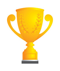 world championship trophy illustration