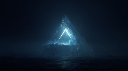 Futuristic design iceberg