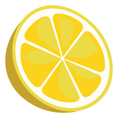 Cross-section lemon slice