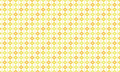 黄色い暖色系の釘抜繋ぎの模様