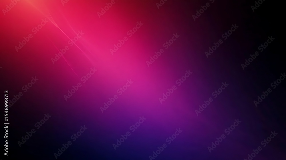 Wall mural abstract dark magenta gradient background with flowing light lines and smooth transitions