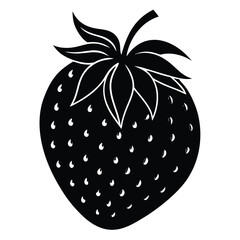 vector illustration of a strawberry