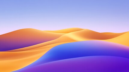 Abstract background with colorful gradient waves and shapes for modern design projects