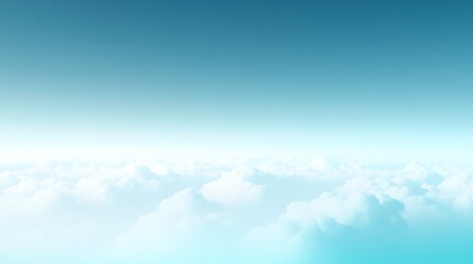 Sky view with soft clouds and blue gradient for wallpapers and backgrounds design