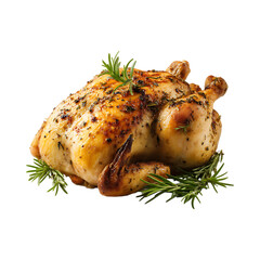 Roasted Cornish Hen A Culinary Delight against transparent background