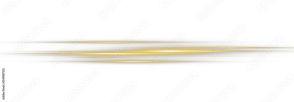 Poster png glowing horizontal line of yellow light with shining glow and beam effect. futuristic energy str
