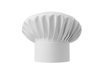 Isolated White Chef's Hat with Classic Design