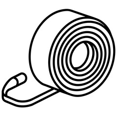 vector illustration of a snail on white