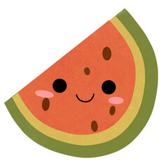 watermelon vector illustration